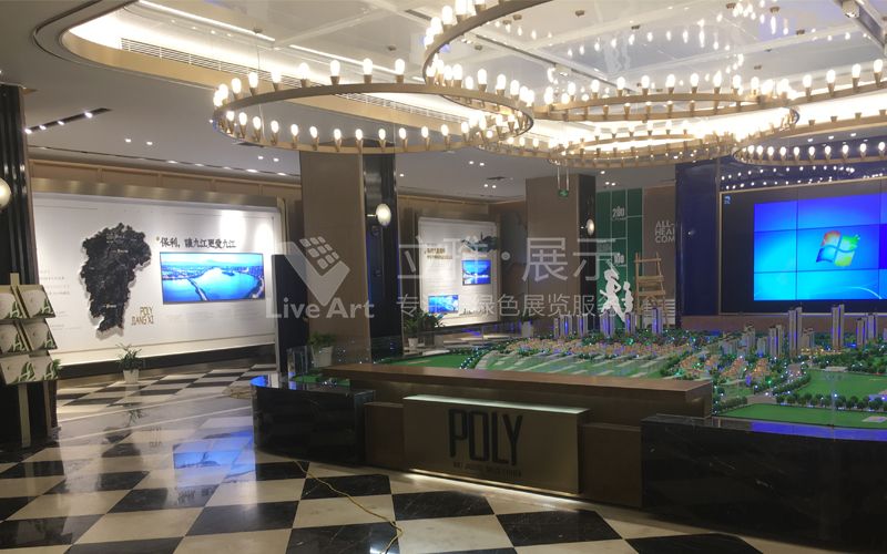 保利集團九江保利八里翡翠地產(chǎn)展廳設計