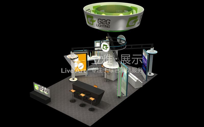 by G2G lighting出國展展臺(tái)自搭建案例