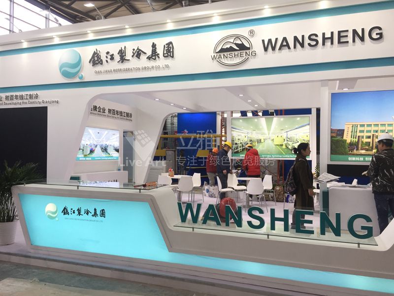 上海AWE-中國(guó)家電及消費(fèi)電子博覽會(huì)錢江制冷展位展臺(tái)設(shè)計(jì)制作搭建圖11